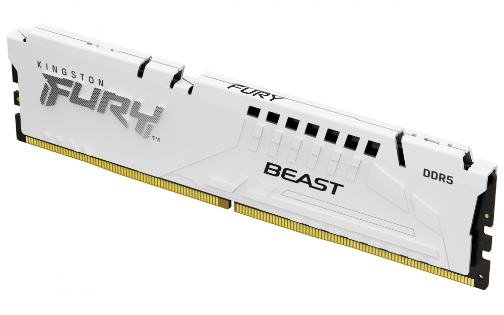 KINGSTON DDR5 16GB 6000MT/s DIMM FURY BEAST WHITE EXPO KIT KF560C36BWE2-16