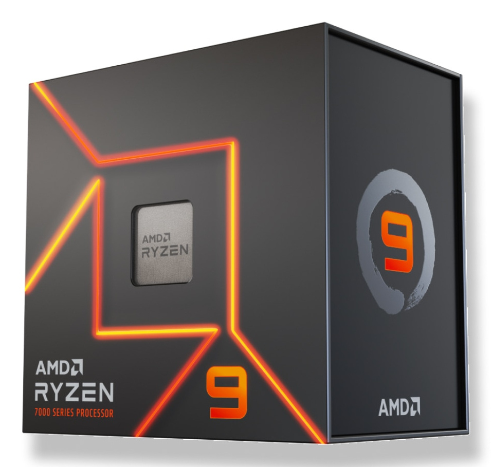 PROCESADOR AMD RYZEN 9 7900 AM5 GRAFICAS RADEON 12 CORE SIN DISIPADOR 100 100000590WOF