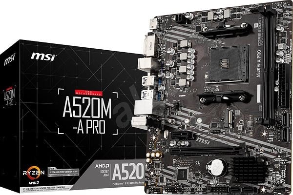 TARJETA MADRE MSI A520M-A PRO SERIES RYZEN AM4 DDR4