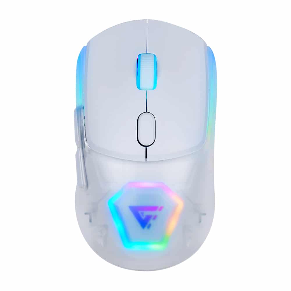 Mouse Game Factor Carcasas Intercambiables 2.4g+bt P3395 26k Dpi Rg Blanco (mow700-wh)
