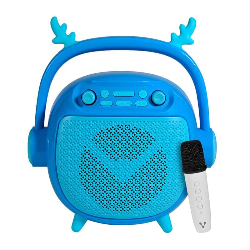 Bocina Vorago Bt/msd/usb/3.5 Mm MicrÓfono Con Modos De Voz Azul (bsp-205-bl)
