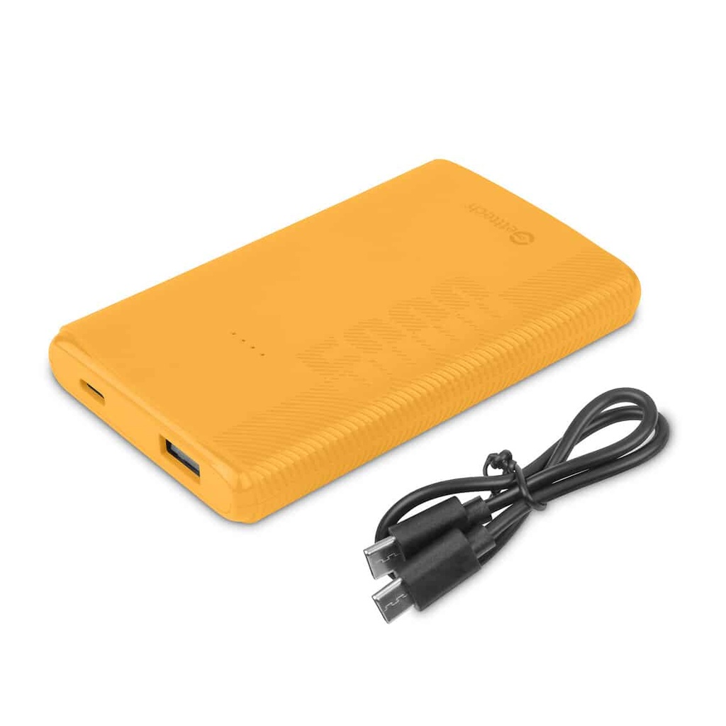 Powerbank Getttech Portatil 5000mah Indicador Led Usb A / Usb C (gbn-e5kcs-01)
