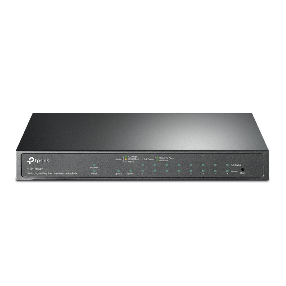 Switch De Escritorio Tp-link 10 Ptos 8 Poe / Tl-sg1210mpe