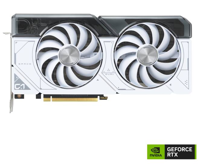 Tarjeta De Video Asus Dual-rtx4070-o12g-white Gddr6x/dlss 3/1hdmi/3dp