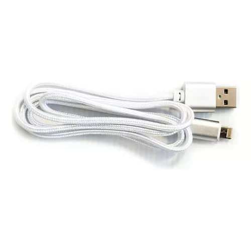 (ob) Cable Dual Vorago Cab-209 Micro Usb/lightning Blanco