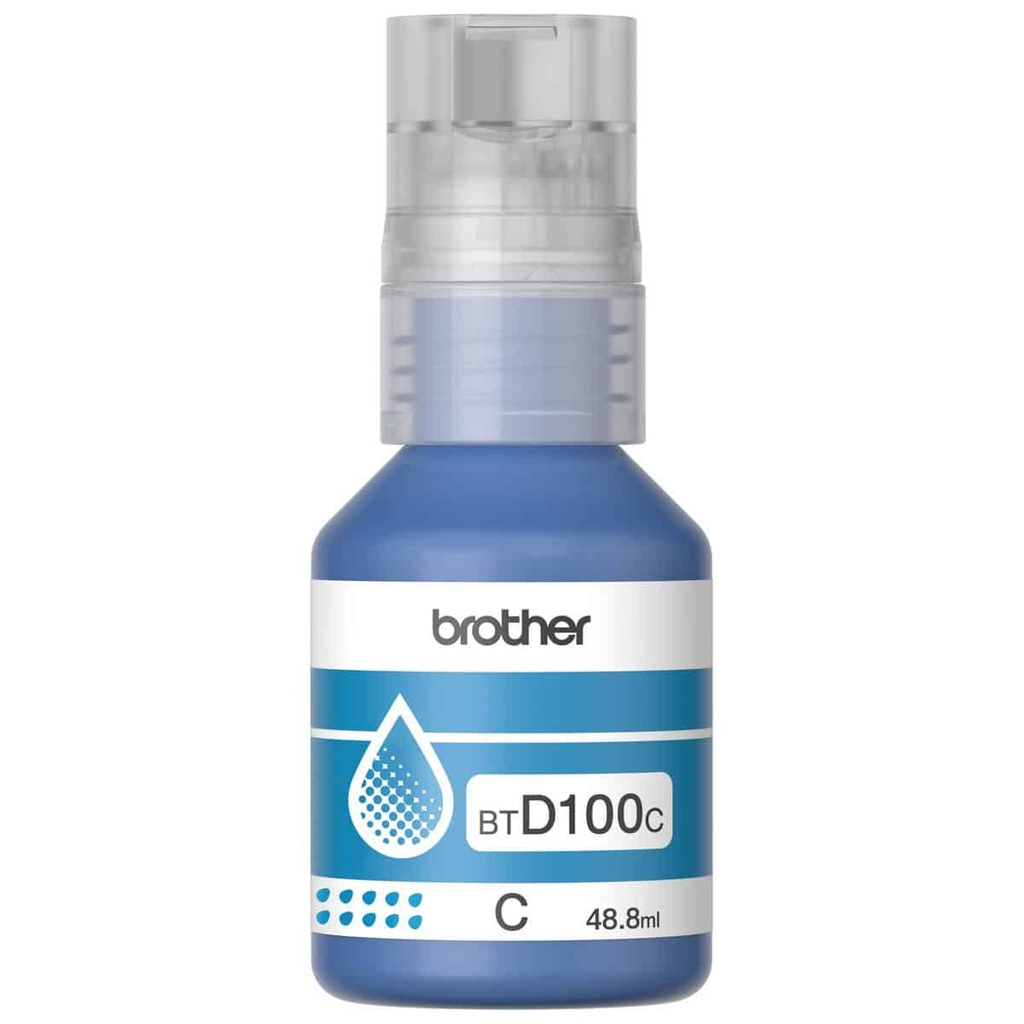Botella D Tin Brother Cian Ultra Alto Rendi Inkbenefit 5000 Btd100c