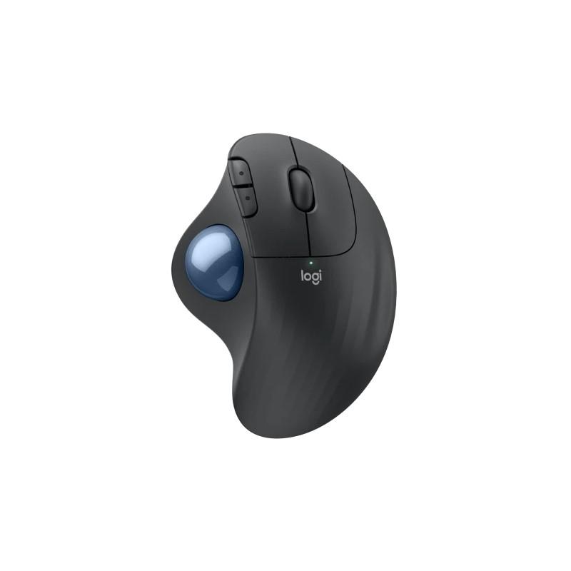 Mouse Logitech M575s Ergo Usb Bolt Bt 2,000 Dpi Graphite (910-007031)