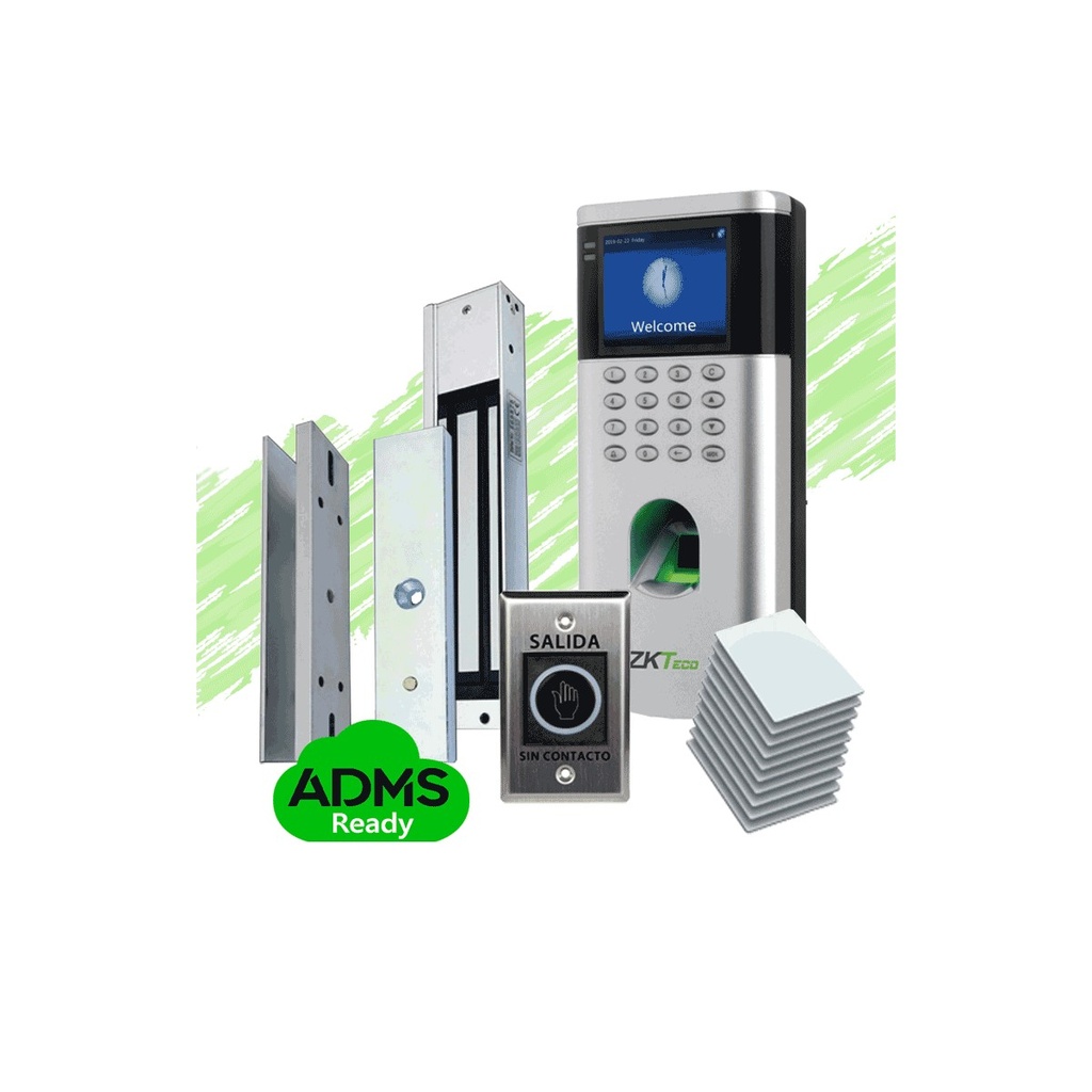 Kit Control Acceso Zkteco Para Puerta/electro-iman(lf10kit)