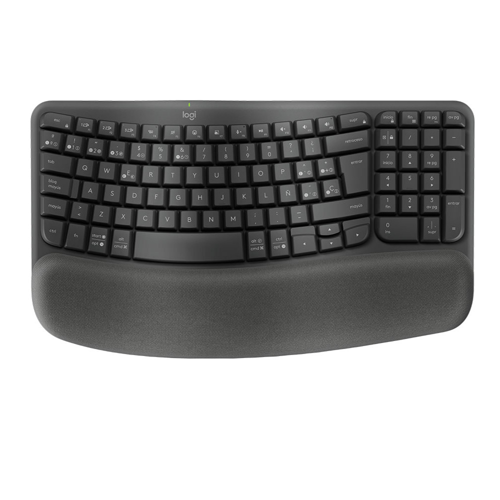 Teclado Logitech Wave Keys Usb Bt Multidisp. Graphite (920-012278)