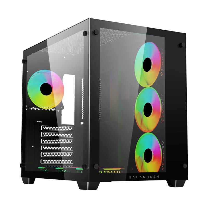 Gabinete Gamer Media Torre Tank Progm930 Atx/izqcristal/negrobr-935944