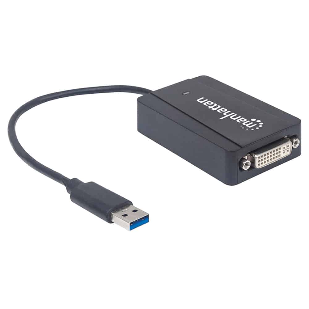 Convertidor  Manhattan Usb 3.0 A Dvi-i Hembra 152310