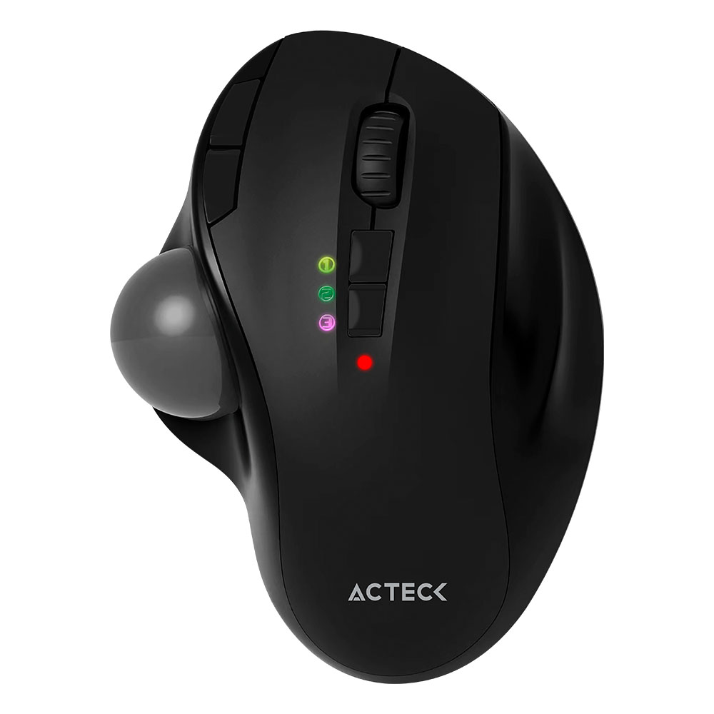 Mouse Acteck Trackball Art Mi790 Bt Recargable Negro (ac-936309)