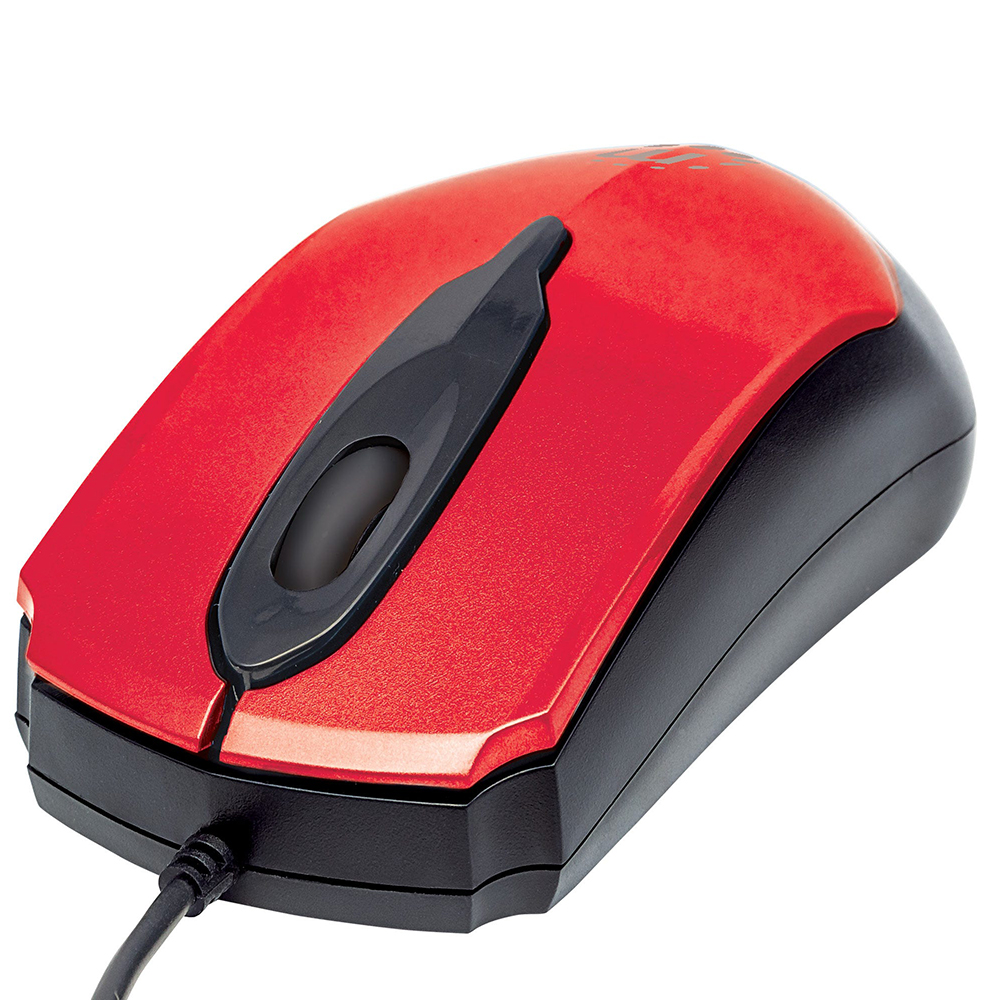 Mouse Optico Manhattan Edge Usb Rojo/negro 179430