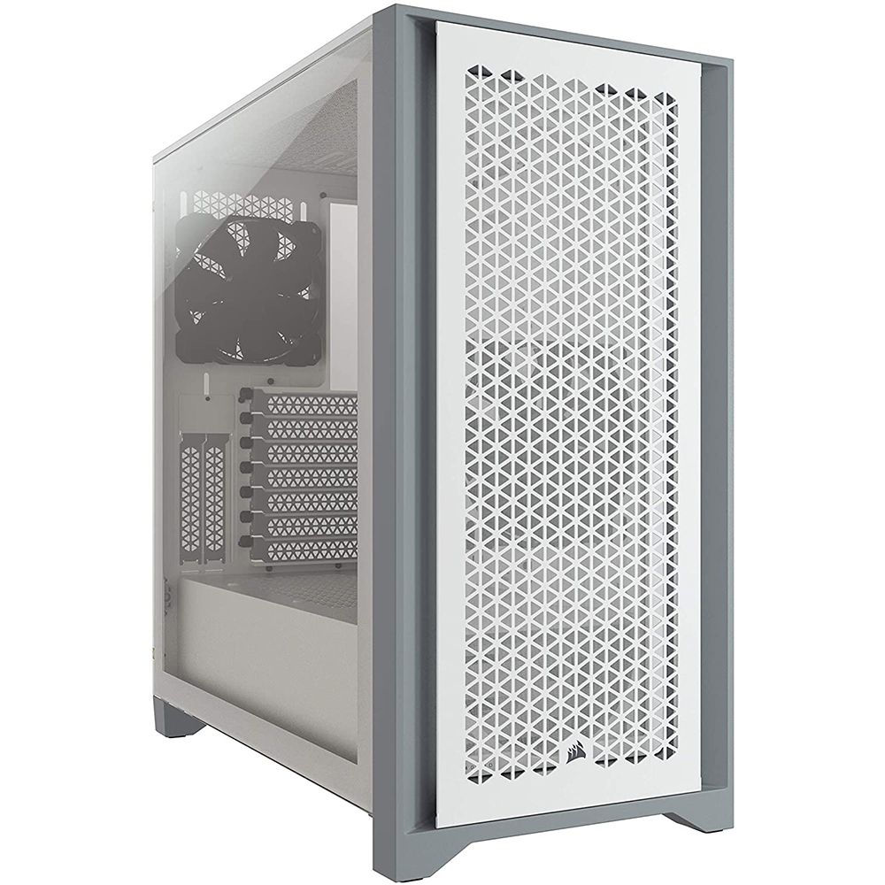 Gabinete Corsair Airflow 4000d/ Blanco /semi-torre /atx /cristal Templado (cc-9011201-ww)