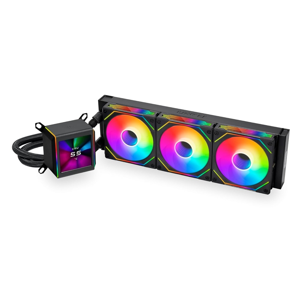 Enfriamiento Liquido Lian Li Ga Ii Lcd Sl-inf Black 360, 3600rpm Argb Asetek 8th Gen