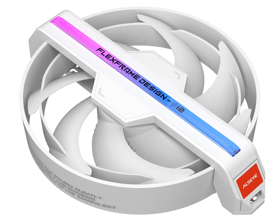 Ventilador Cpu Alseye 12(dm12)-w, 600-1600rpm, 160*120*33mm, White