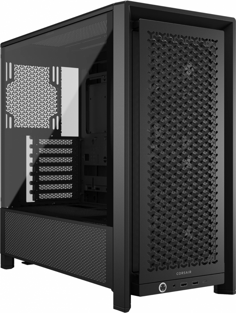 GABINETE CORSAIR PC 4000D RS 1USB 3.2GEN2 TIPO C 2USB 3.2 GEN1 TIPO A NEGRO MID CC 9011312 WW
