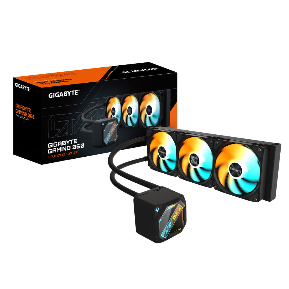 Enfriamiento Líquido Gigabyte Gme 360 403x120x35mm 3x120mm Argb 66x66x63mm