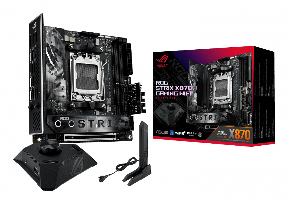 Tarjeta Madre Asus Rog Strix X870-i Gaming Wifi Socket Am5 2xddr5 2xusb4 C 1xhdmi Mini-itx