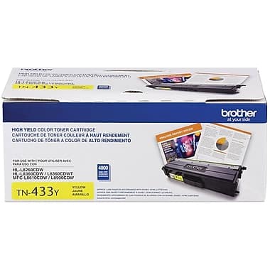 Toner Brother Amarillo Tn433y 4,000 Paginas P/mfcl8900cdw