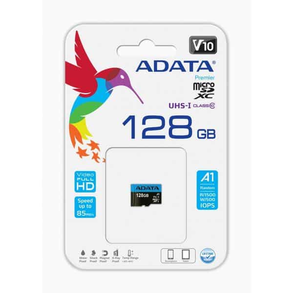 Memoria  Micro Sdxc Adata 128gb Uhs-i Cl10 A1 (ausdx128guicl10a1-ra1)