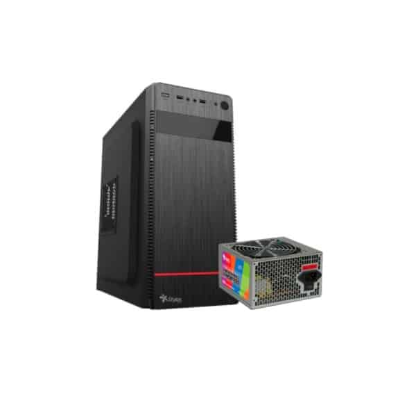 Gabinete Stylos Atx 2 X 3,25 Hdd,1 X 2.5 Ssd, 500w ( Stpgac4b)