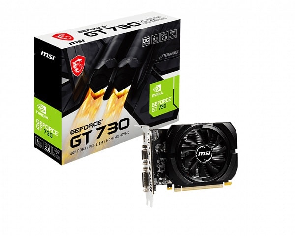 Tarjeta                                                                                                                                                                                                                                                                                                                                                                                                                                                                                                                                                                                                                                                                                                                                                                                                                                                                  De Video MSI Geforce N730k-4gd3/ocv1 Gt730 4gb DDR3 Hdmi-dvi