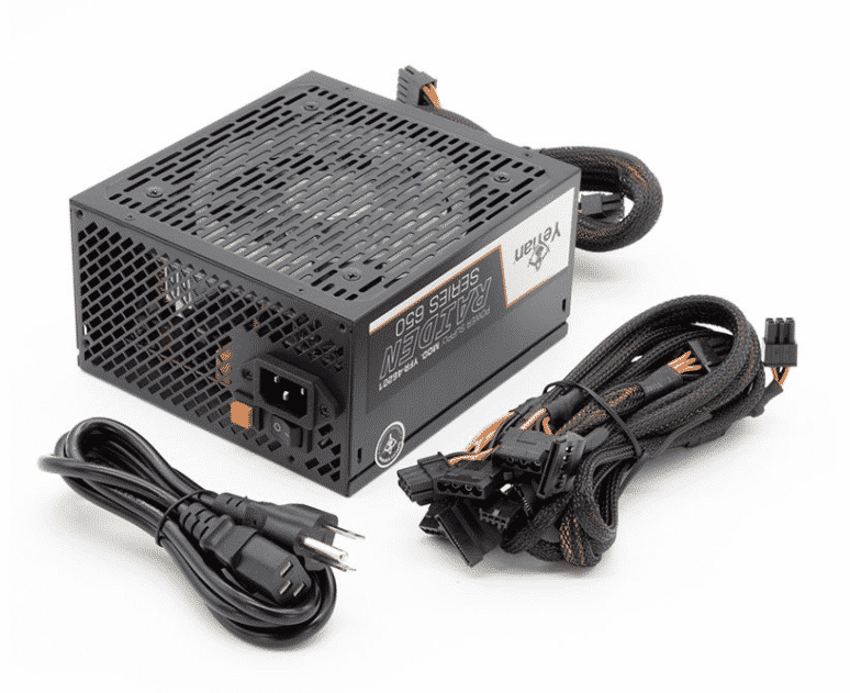 Fuente   De Poder Yeyian Yfr-46201 Raiden 650w 80 Plus Bronze RGB Atx Sm