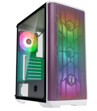 GABINETE ATX BITFENIX NOVA MESH SE TG CRISTAL TEMPLADO ARGB BFC-NSE-300-WWGKP-RP-4A PURPLE