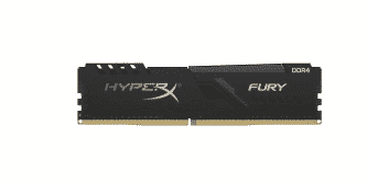MEMORIA DDR4 KINGSTON HYPERX FURYBLACK 8GB 3200MHZ (HX432C16FB3/8) pue