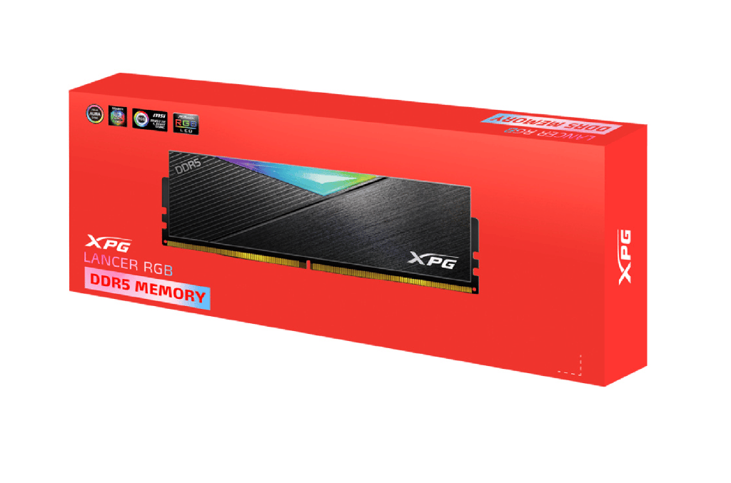 Memoria  Ram XPG Lancer RGB Black Ddr5 6000mhz 16gb Ax5u6000c4016g-clarbk