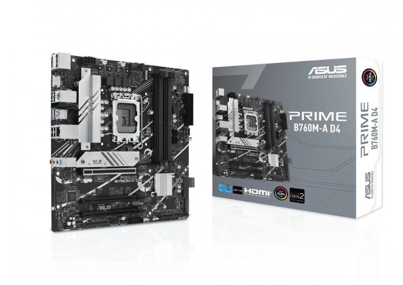 Tarjeta      Madre ASUS Micro-atx Prime B760m A D4 Socket 1700