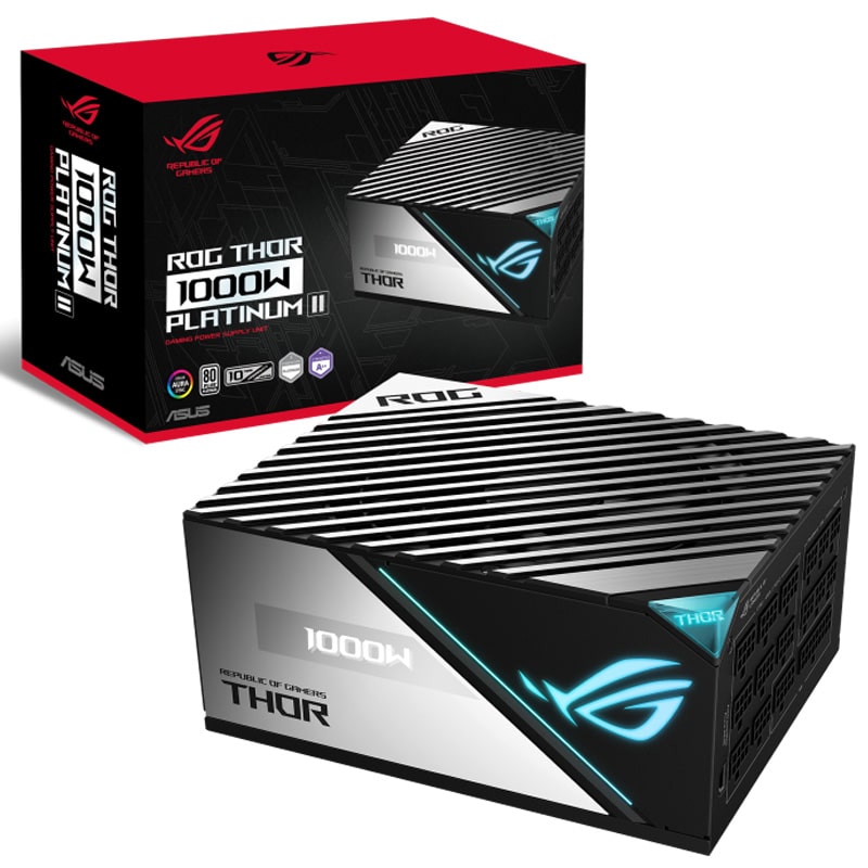 Fuente                                                                                                                                                                                                                                      De Poder Asus Rog-thor-1000p2-gaming 1000w Platinum Ii 80 Plus