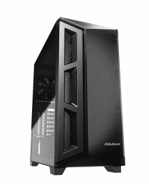 Gabinete para Gaming Cougar DarkBlader X5 con ventana USB 3.0 negro sin fuente