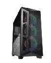 GABINETE PARA GAMING COUGAR DARKBLADER X5 RGB CON VENTANA USB 3.0 NEGRO