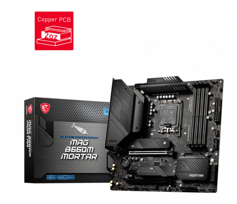 Tarjeta                                                                                                                                                                                                                                                                                                                                                                                                                                                                                                                                                                                                                                                                                                                                                                                                                                                                  Madre MSI Mag B660m Mortar DDR4 M.2 Pcie 4.0 12th 1700