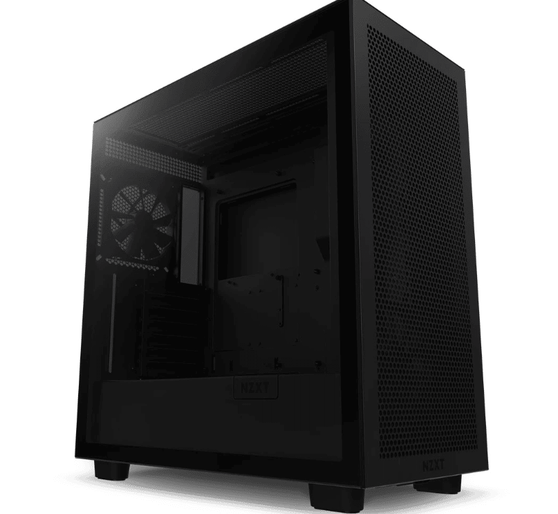 Gabinete  NZXT H7 Flow Mt Mini-itx/eatx Tg 2ven S/ft Bk Cm-h71fb-011 dimerswap