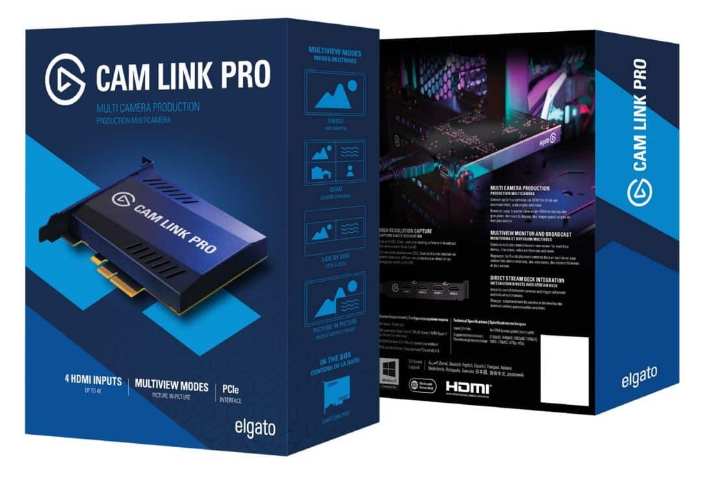 Elgato                                                                                                                                                                                                                                                                                                                                                                                                                                                                                                                                                                                                                                                                                                                                                                                                                                                           Cam Link Pro Pcie 4k 4 Hdmi 10gaw9901