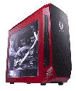 GABINETE PARA GAMING BITFENIX AEGIS ROJO 1 FAN LED (BFC-AEG-300-RKWL1-RP)