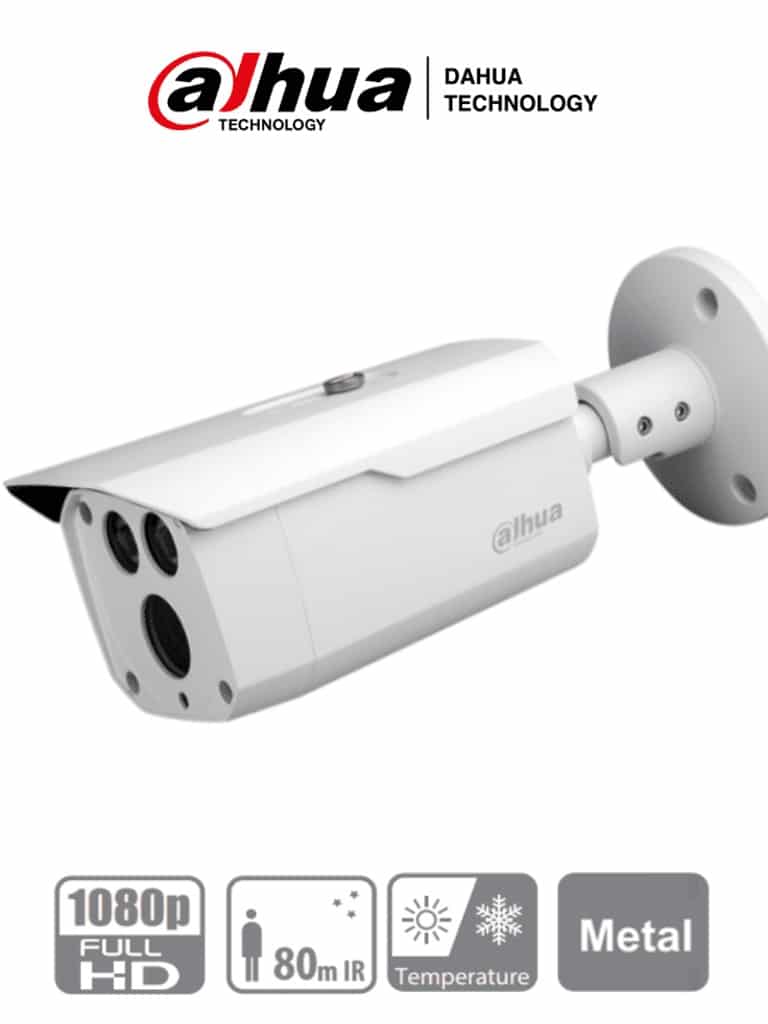 Camara                                                                                                                                                                                                                                                                                                                                                                                                                                                                                                                                                                                                                                                                                                                                                                                                                                                                                                                                         Dahua Bala Hdcvi 2 Mpx/lente 3.6 Mm/smart Ir 80 Mt/ip67/metal