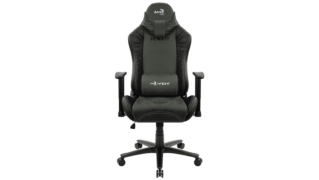 SILLA GAMING AEROCOOL AEROSUEDE KNIGHT HUNTER GREEN MAX 125KG RECLINABLE 180° 2D