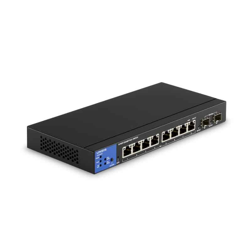 Switch  Linksys 8 Ptos Administrable Poe+ Ge 2 Sfp 110w (lgs310mpc)