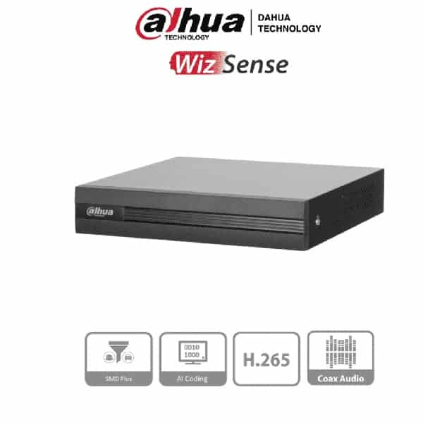 Dvr                                                                                                                                                                                                                                                                                                                                                                                                                                                                                                                                                                                                                                                                                                                                                                                                                                                                                                                             De 4 Canales 5 Mpx Lite/ Wizsense/4 Canales+2 Ip(dh-xvr1b04h-i)
