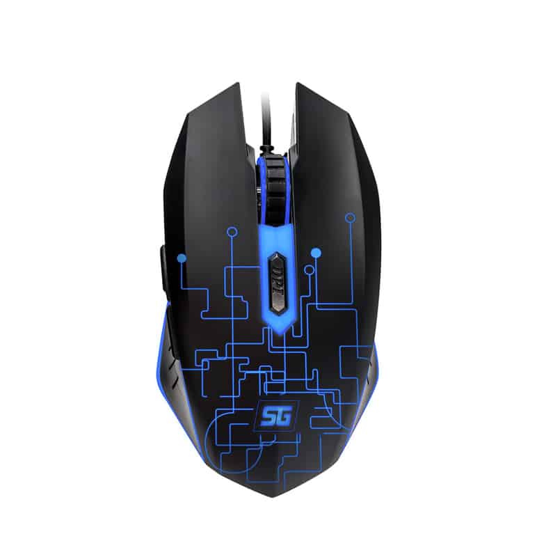 Mouse Vorago Start The Game Optico Iluminado 1000-3200 Dpis Usb Mo-501