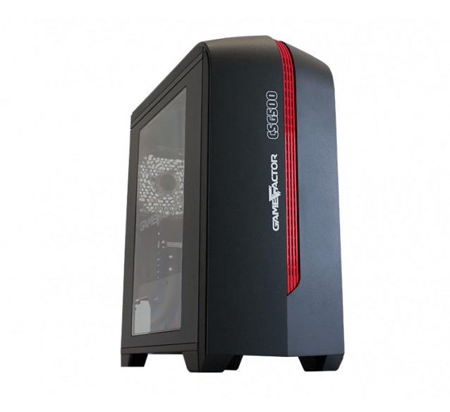 Gabinete                                                                                                                                                                                                                                                                                                                                                                                                                                                                                                                                                                                                                                                                                                                                                                                 Game Factor Rojo Matx Usb 3.0, 2 Vent 120mm S/fte Csg500-rd
