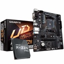 SET PROCESADOR AMD RYZEN 5 PRO 4650G 3.7GHZ 6 CORES + TARJETA MADRE GIGABYTE A520M S2H AMD RYZEN