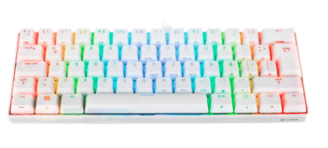 TECLADO MECANICO PARA GAMING VSG MINTAKA KAILH MARRON VG-KM981-WHT-BRW BLANCO