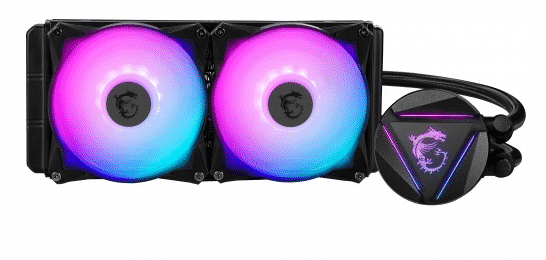 WATERCOOLING PARA CPU MSI AIO MAG CORE LIQUID 240R 240MM INTEL AMD MSI MISTYC SYNC LIGHT