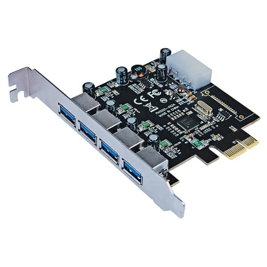 Tarjeta Usb 3.0 Manhattan Pci Express 4 Ptos 152891