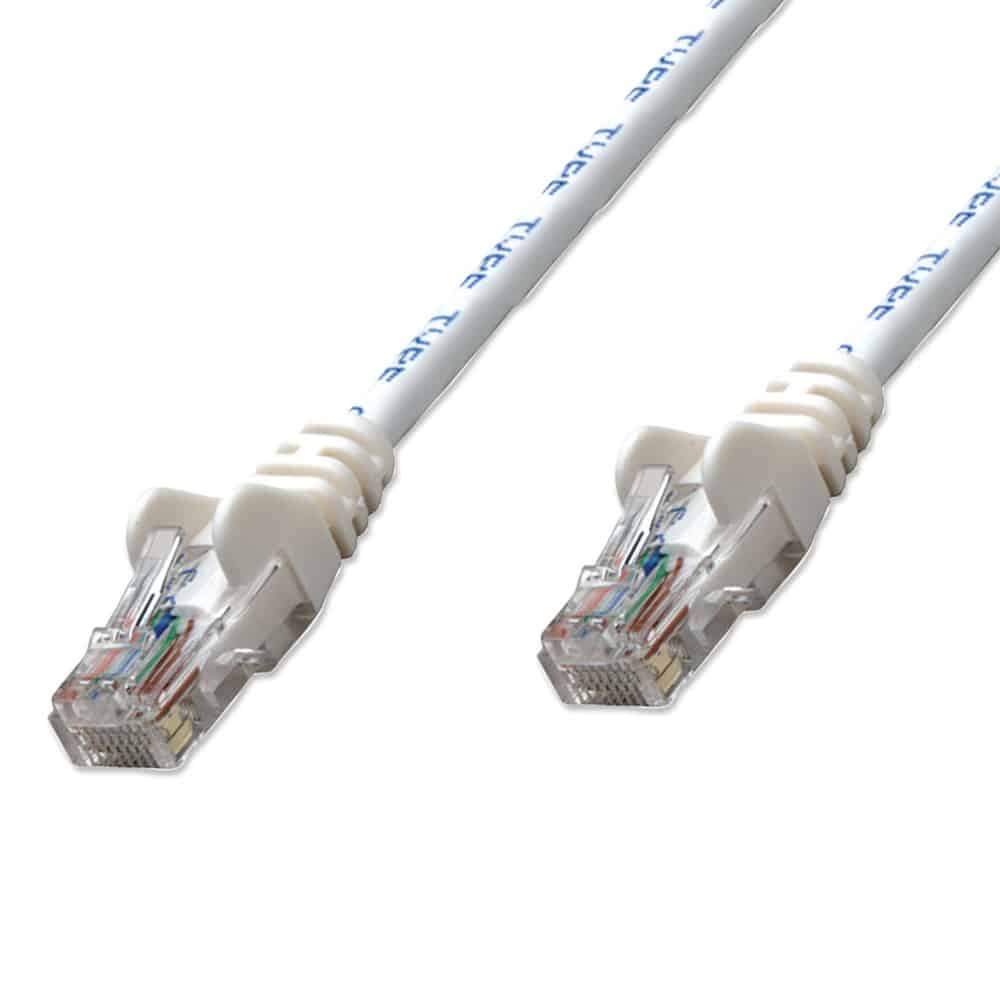 Cable  Patch Intellinet Rj45 0.5m(1.5ft) Cat6 Utp Blanco M-m 341936
